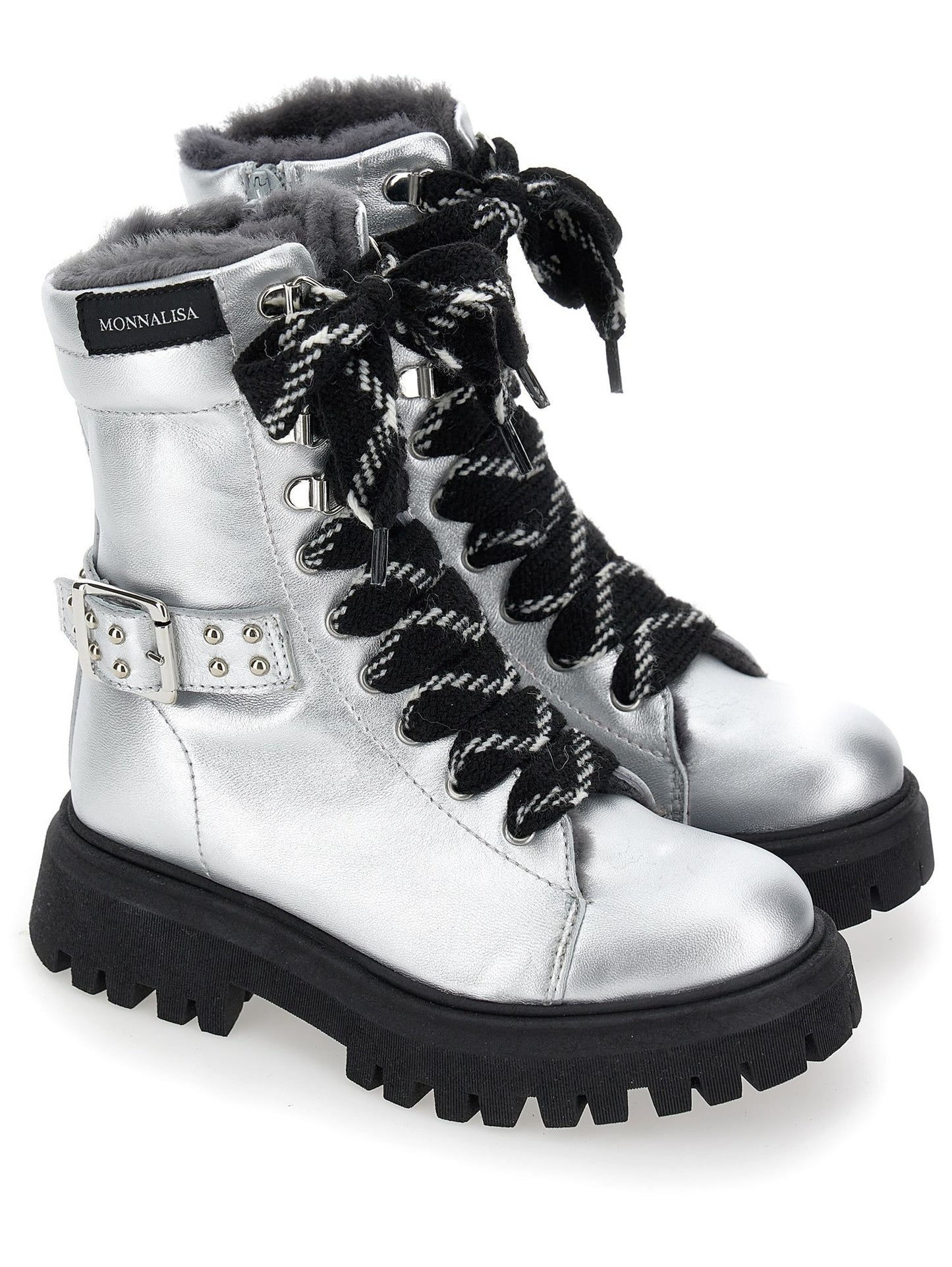 Rock leather amphibians with sheepskin lining