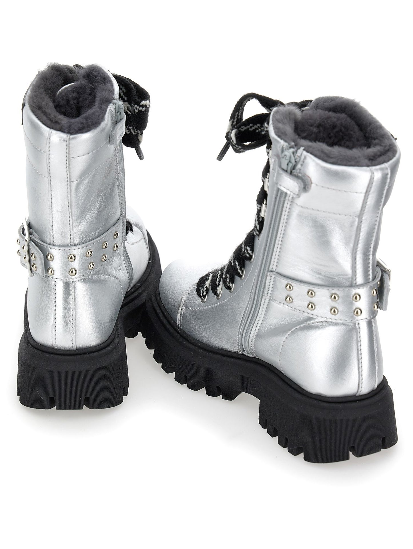 Rock leather amphibians with sheepskin lining