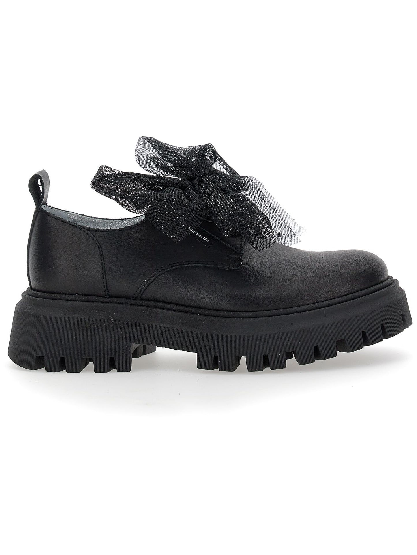 Laminated derby style shoes
