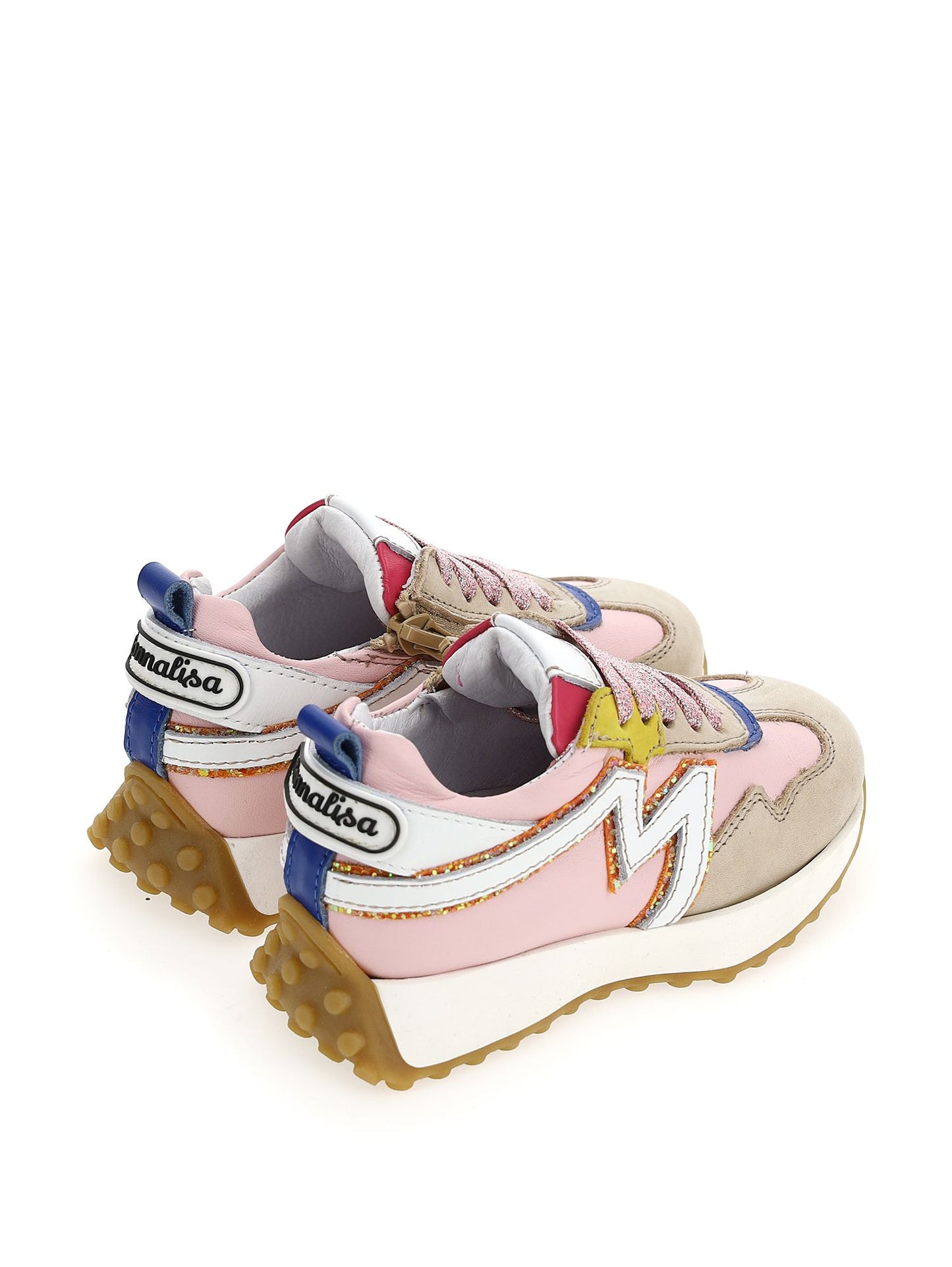 Nappa bumper running shoes