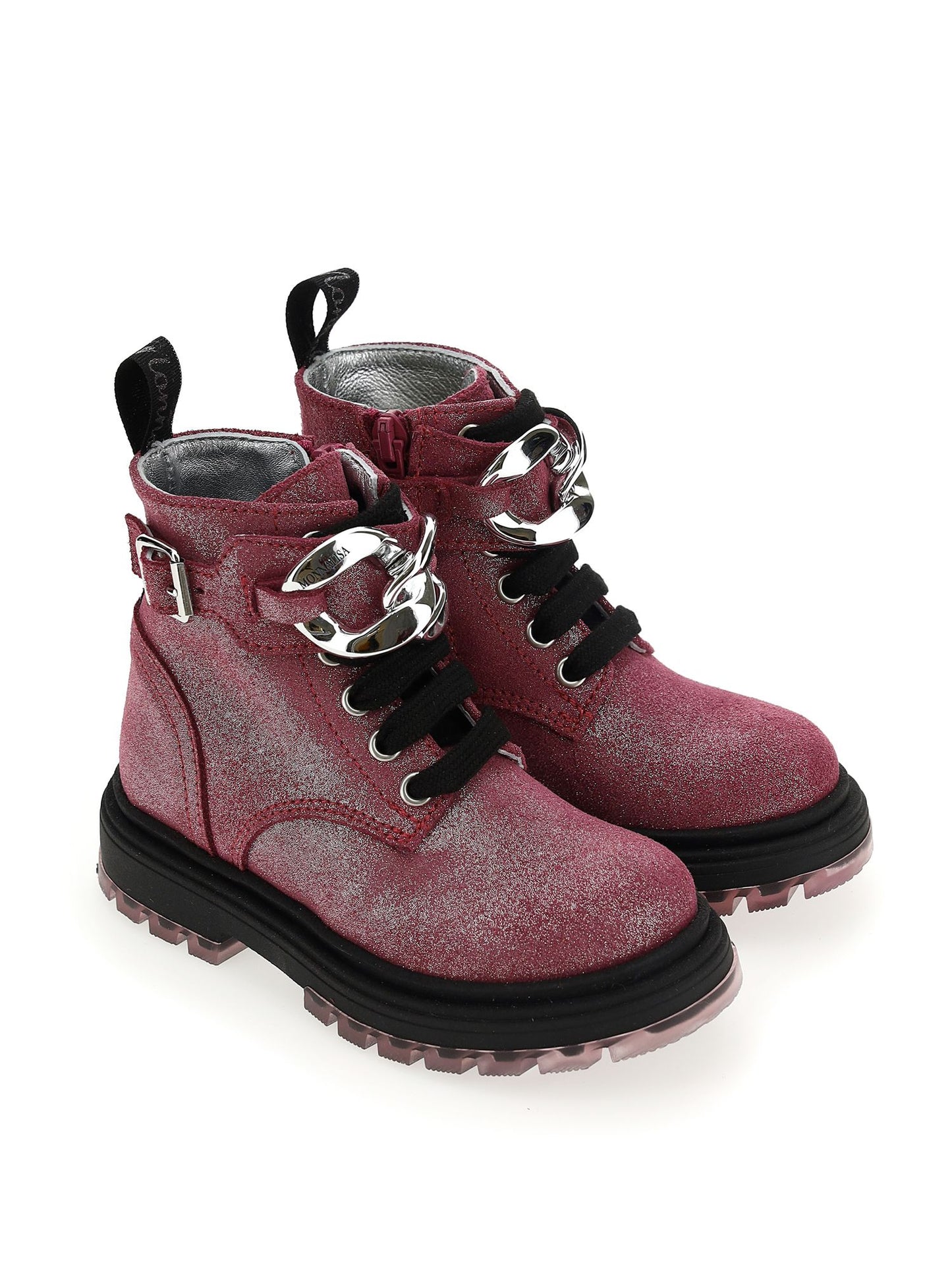 Glitter suede amphibians