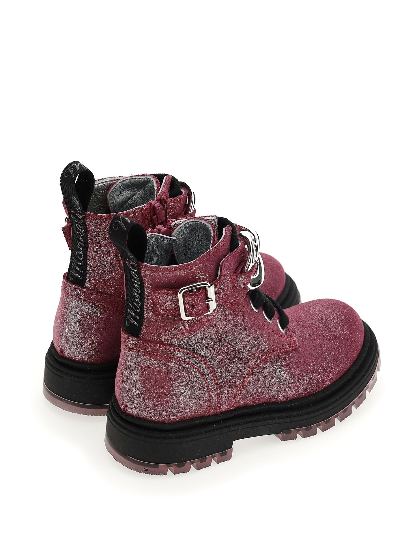 Glitter suede amphibians
