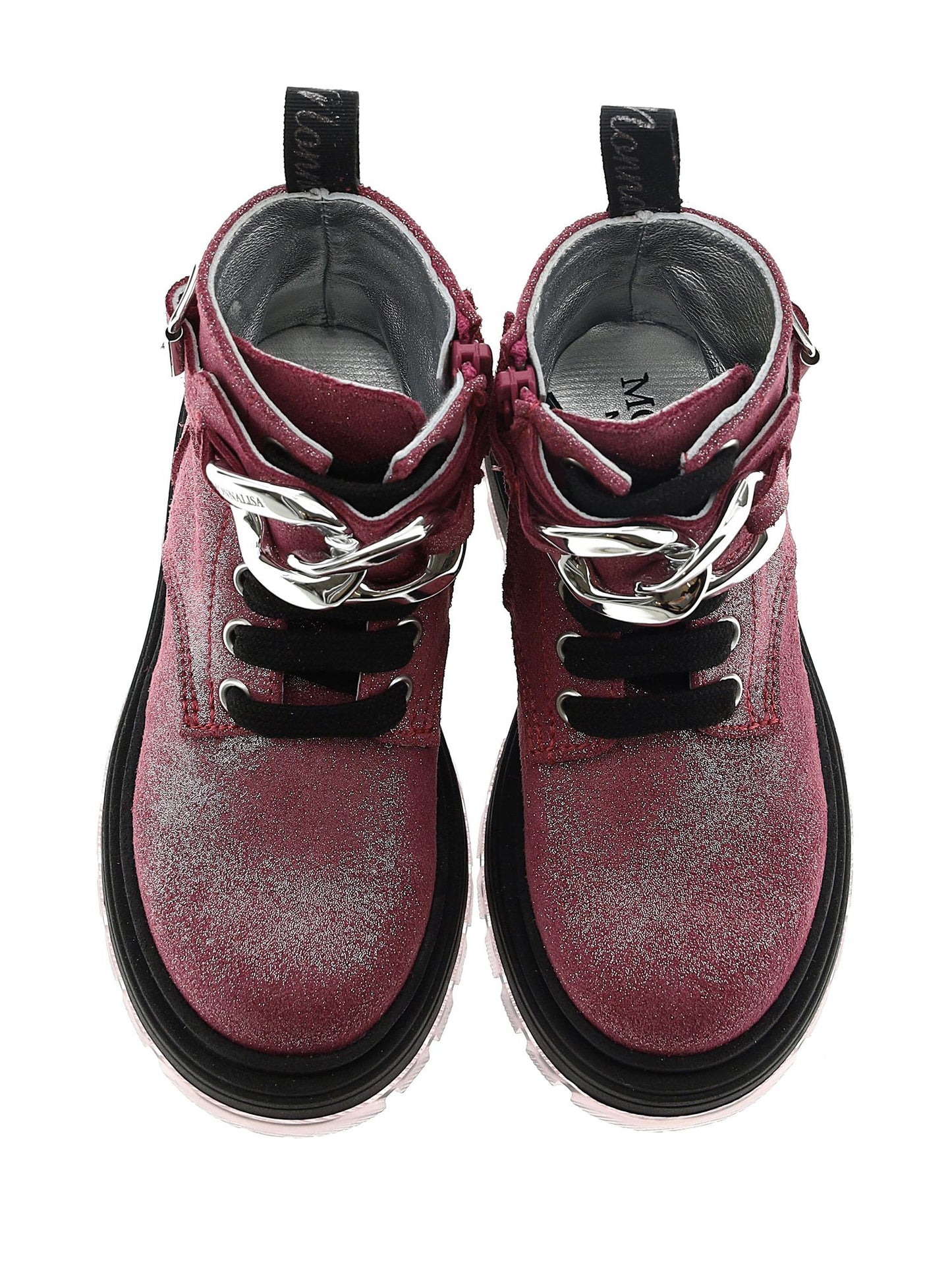 Glitter suede amphibians