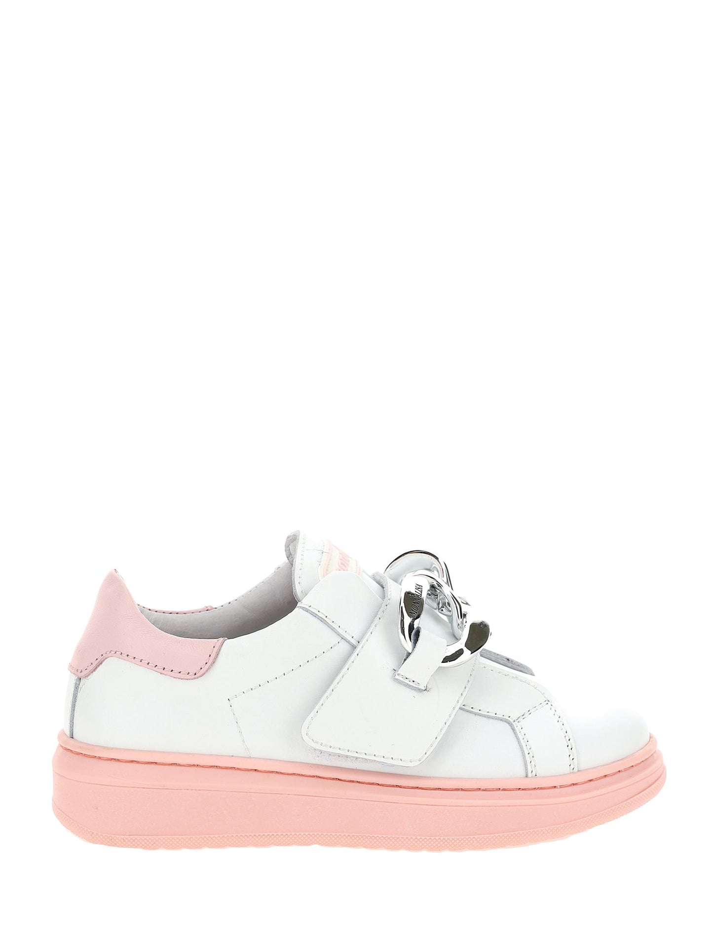Nappa sneakers with chain