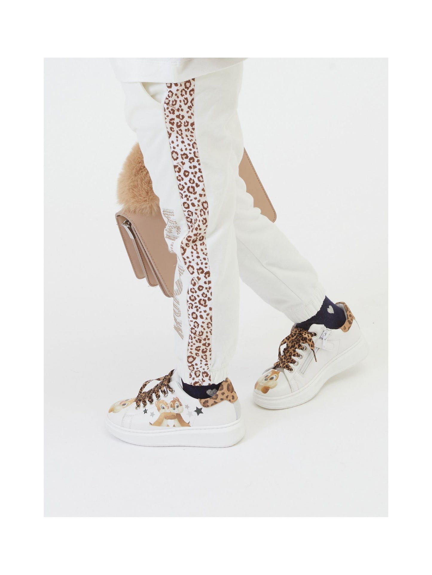 Chip and Dale coated fabric sneakers
