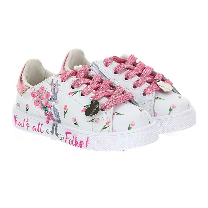 Flower patterned sneakers