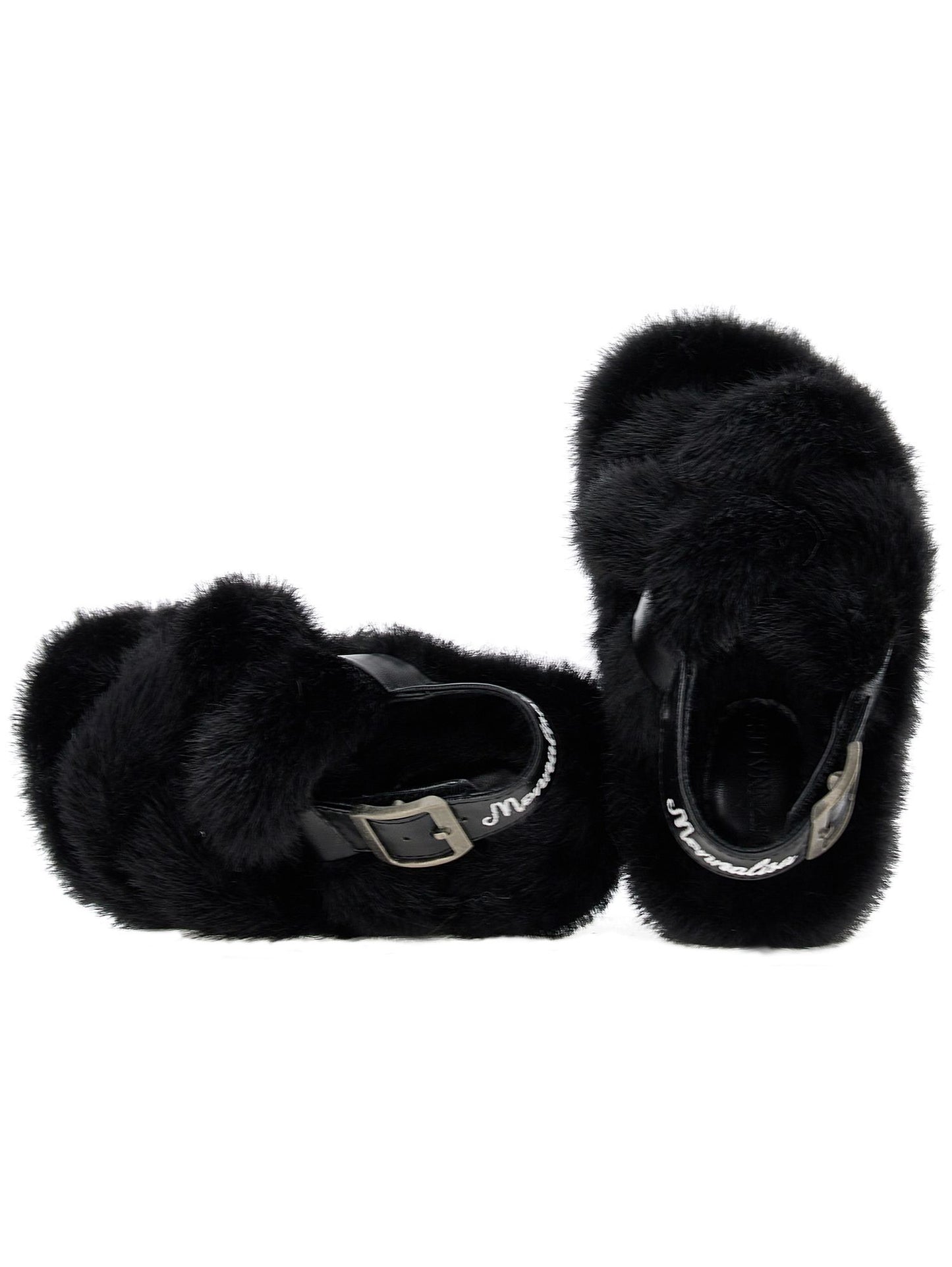 Plush sandals
