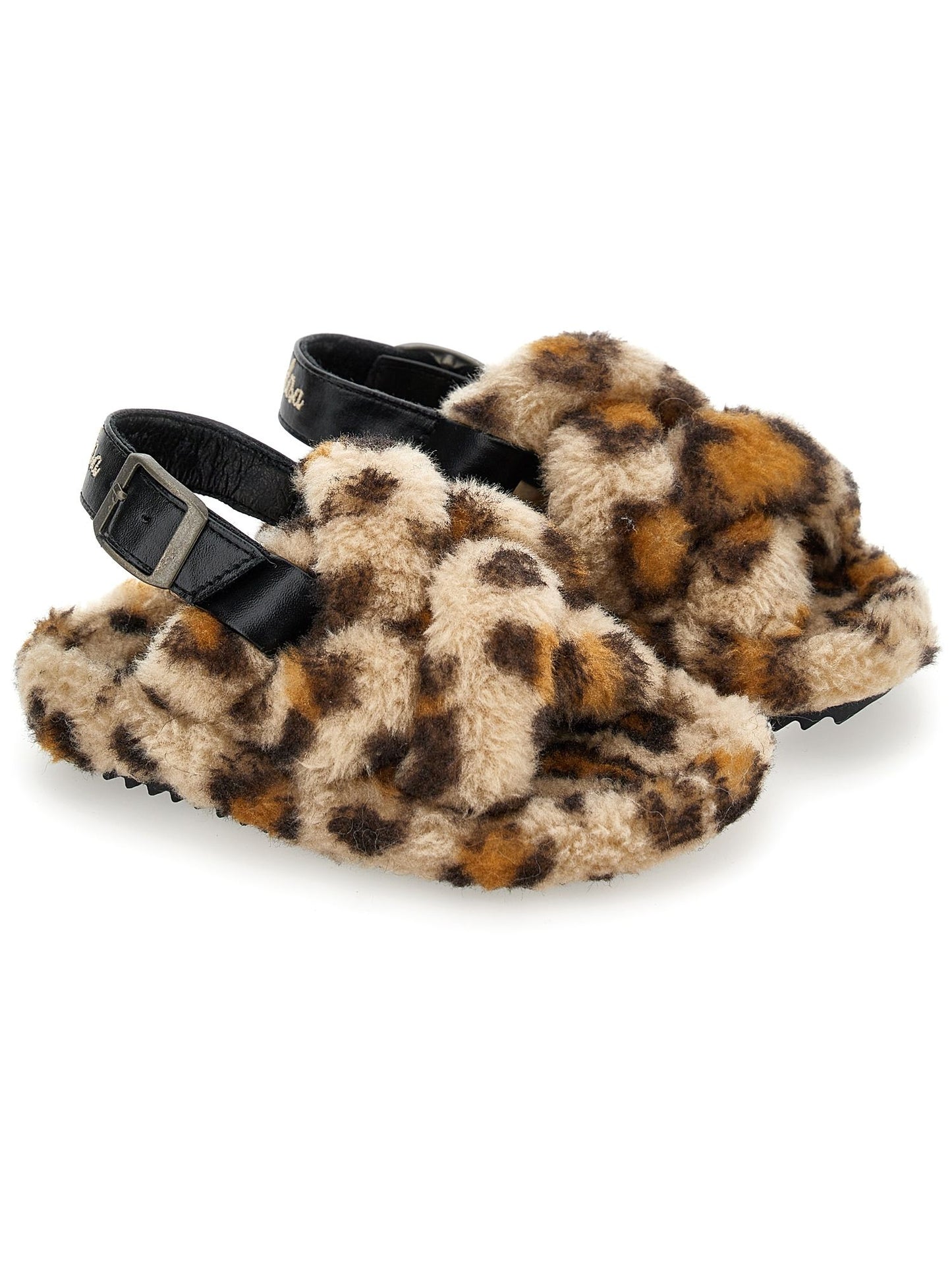 Plush sandals