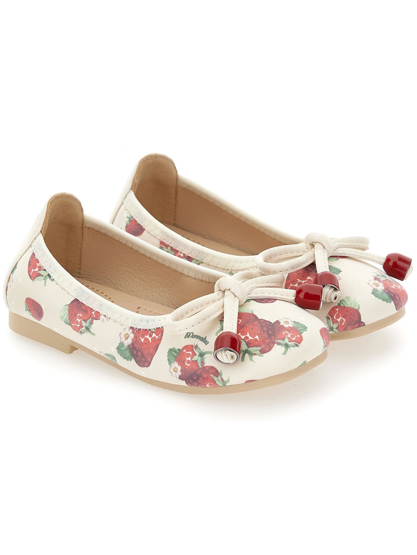 Strawberry print ballerinas