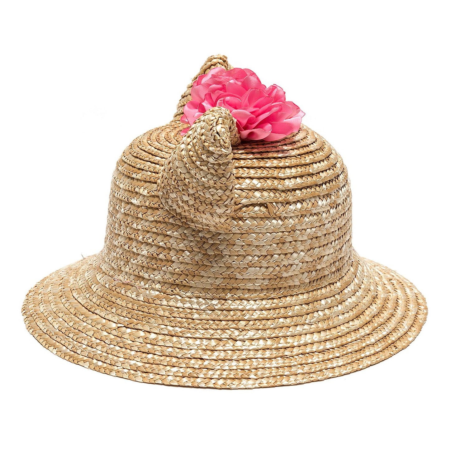 Flower straw hat