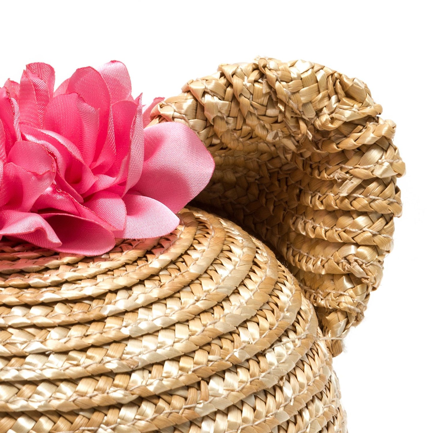 Flower straw hat