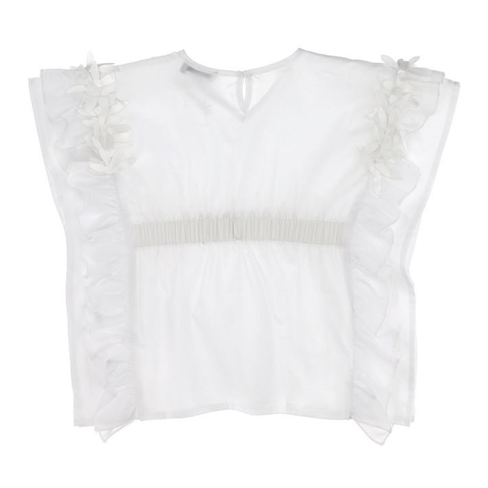 Muslin kaftan with petals