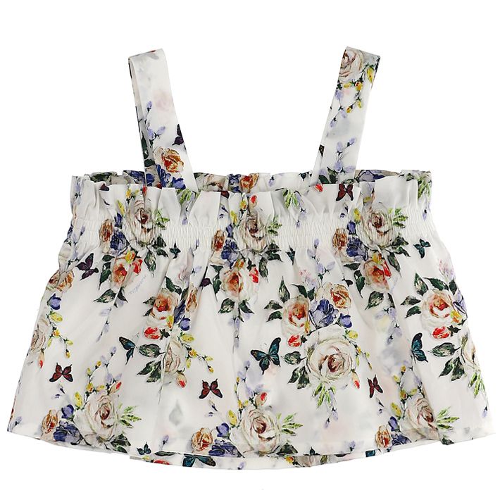 Floral cotton top