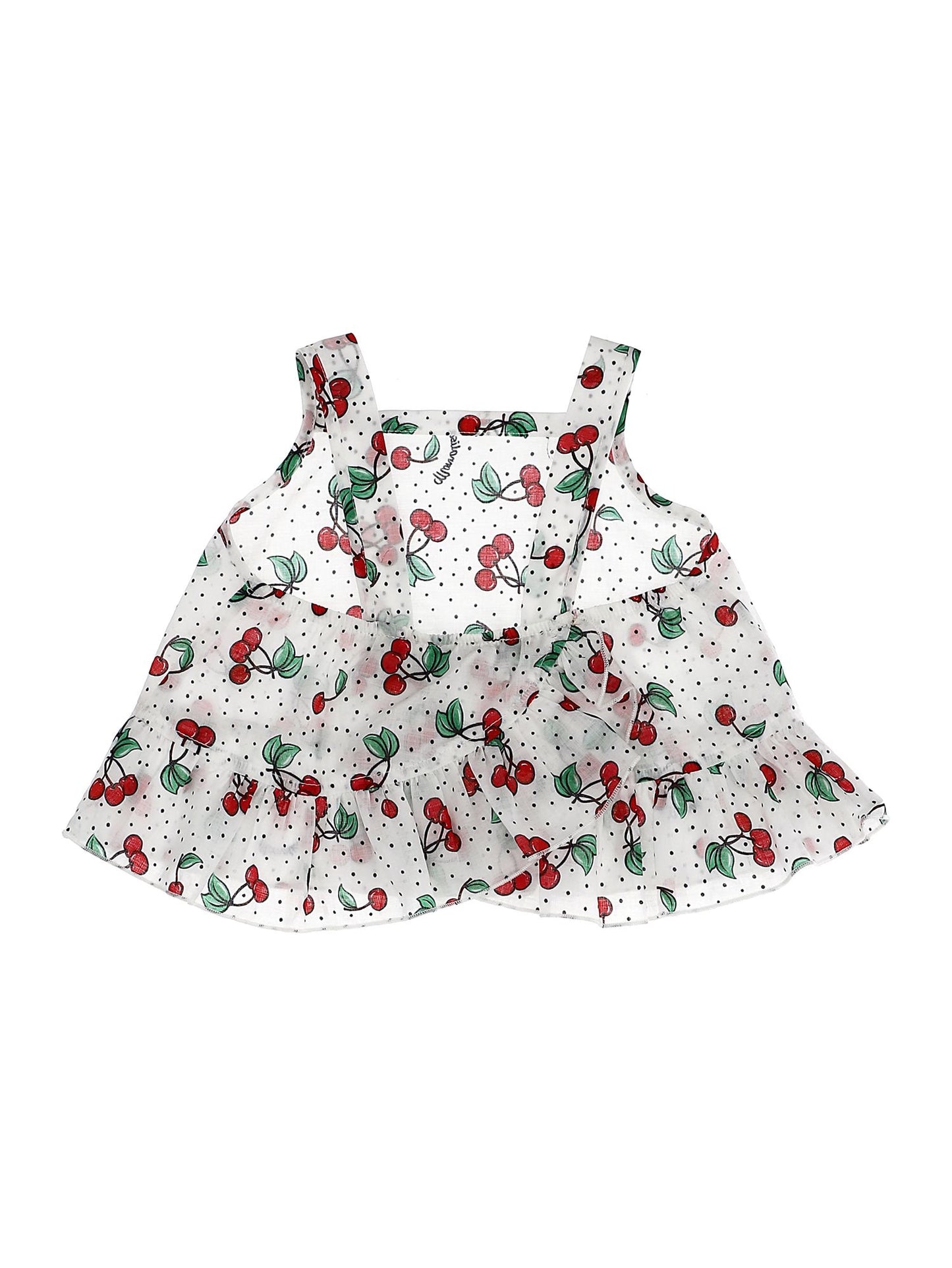 Top with cherries and polka dots