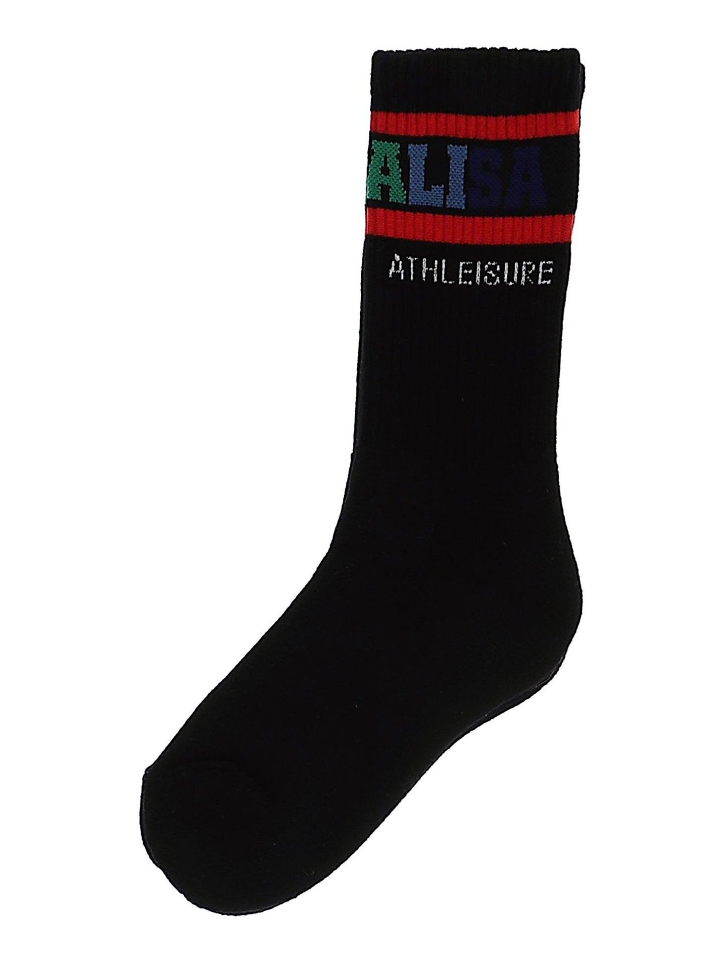 Terry cloth sock with logo