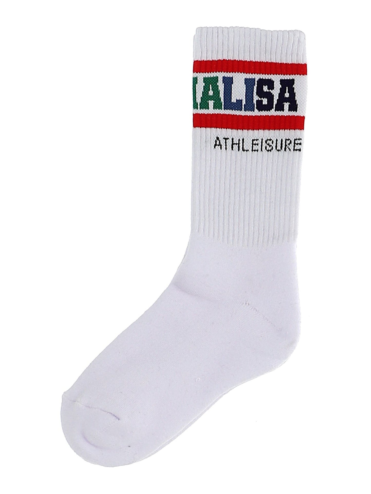 Terry cloth sock with logo