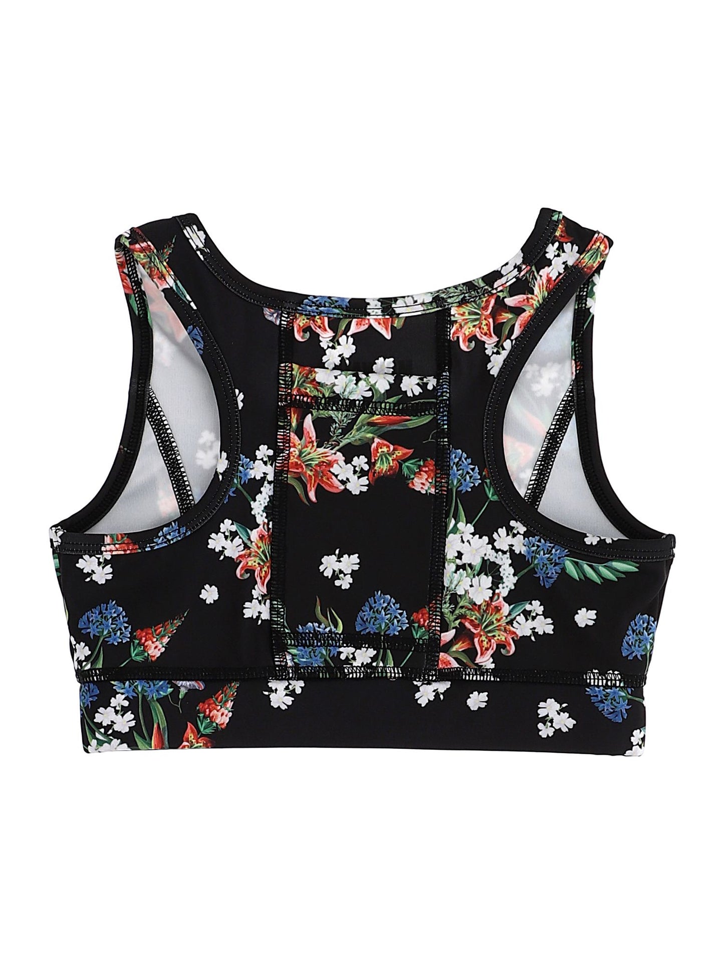 Top bra jersey tecnico stampato