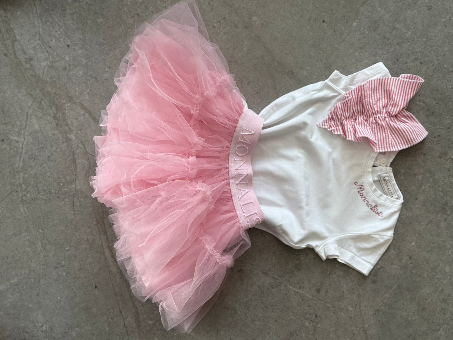 Organic cotton ruffle T-shirt