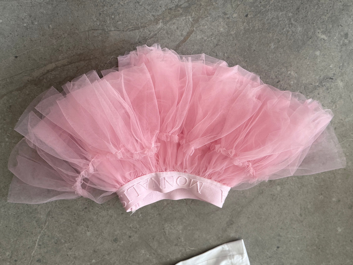 Flared tulle skirt