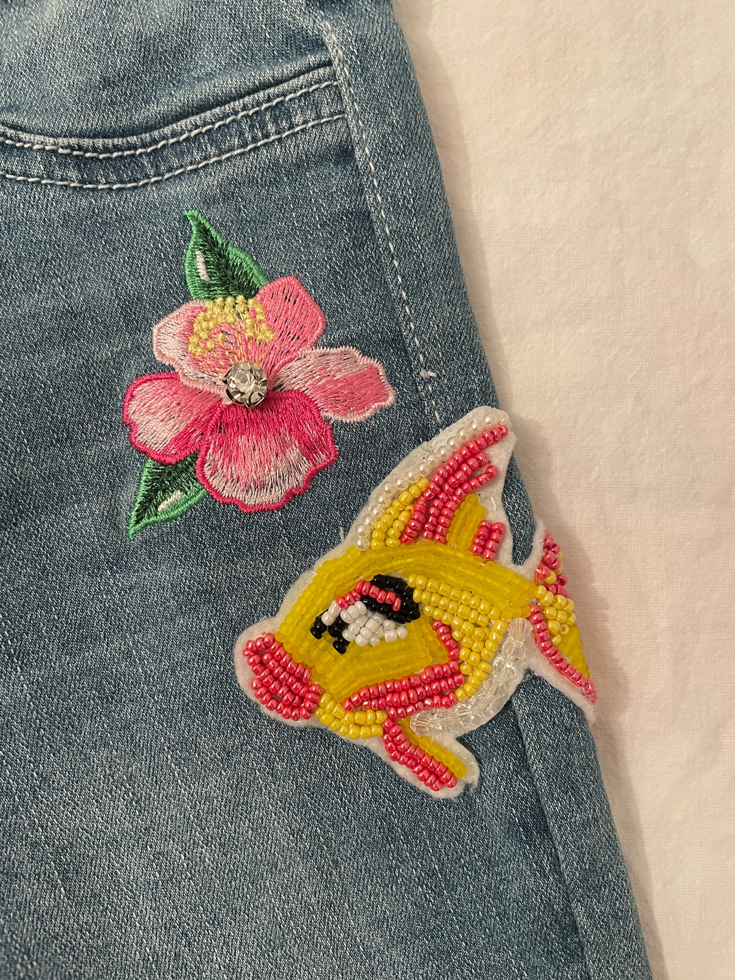 Embroidered Jeans