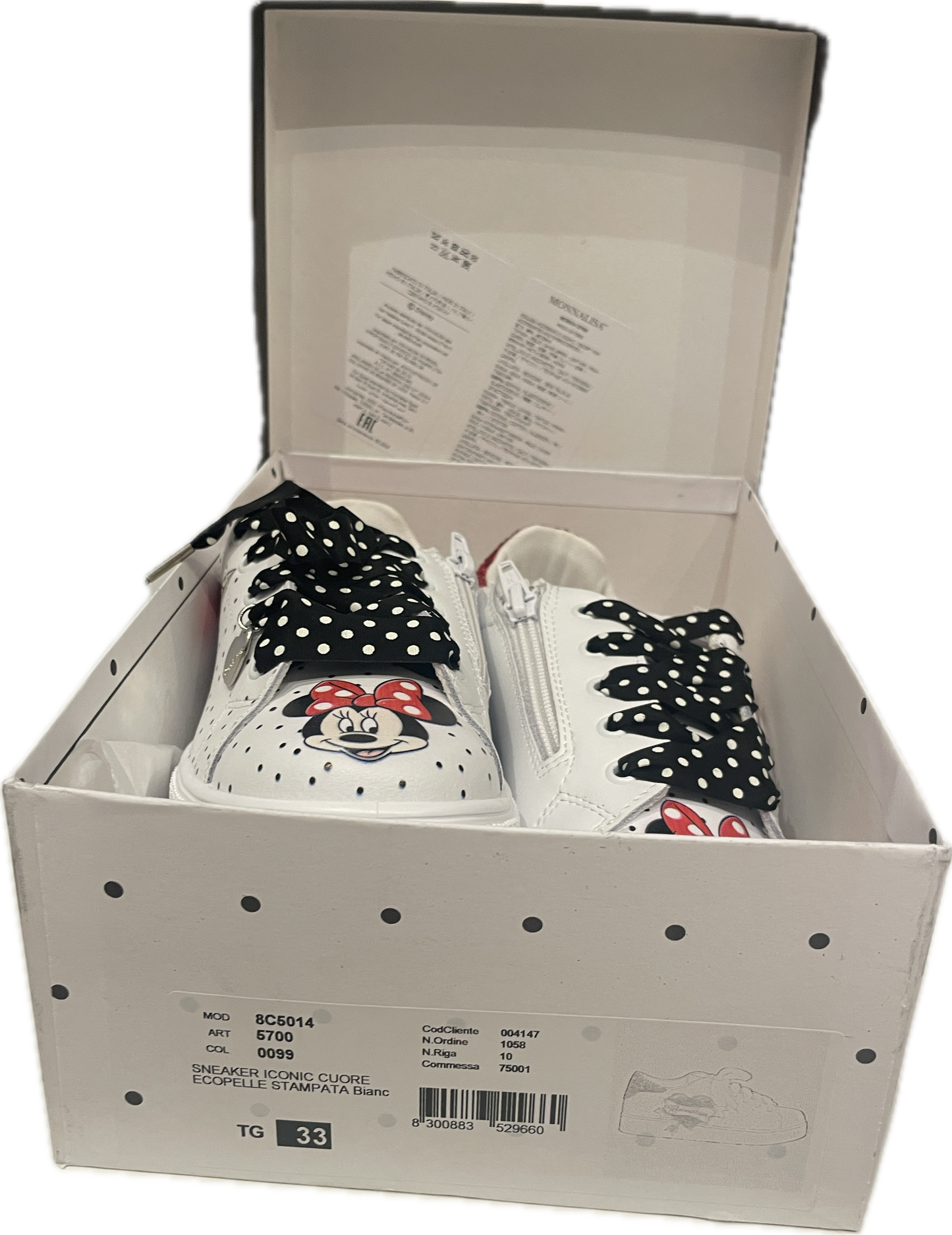 Sneakers paillettes e cuore
