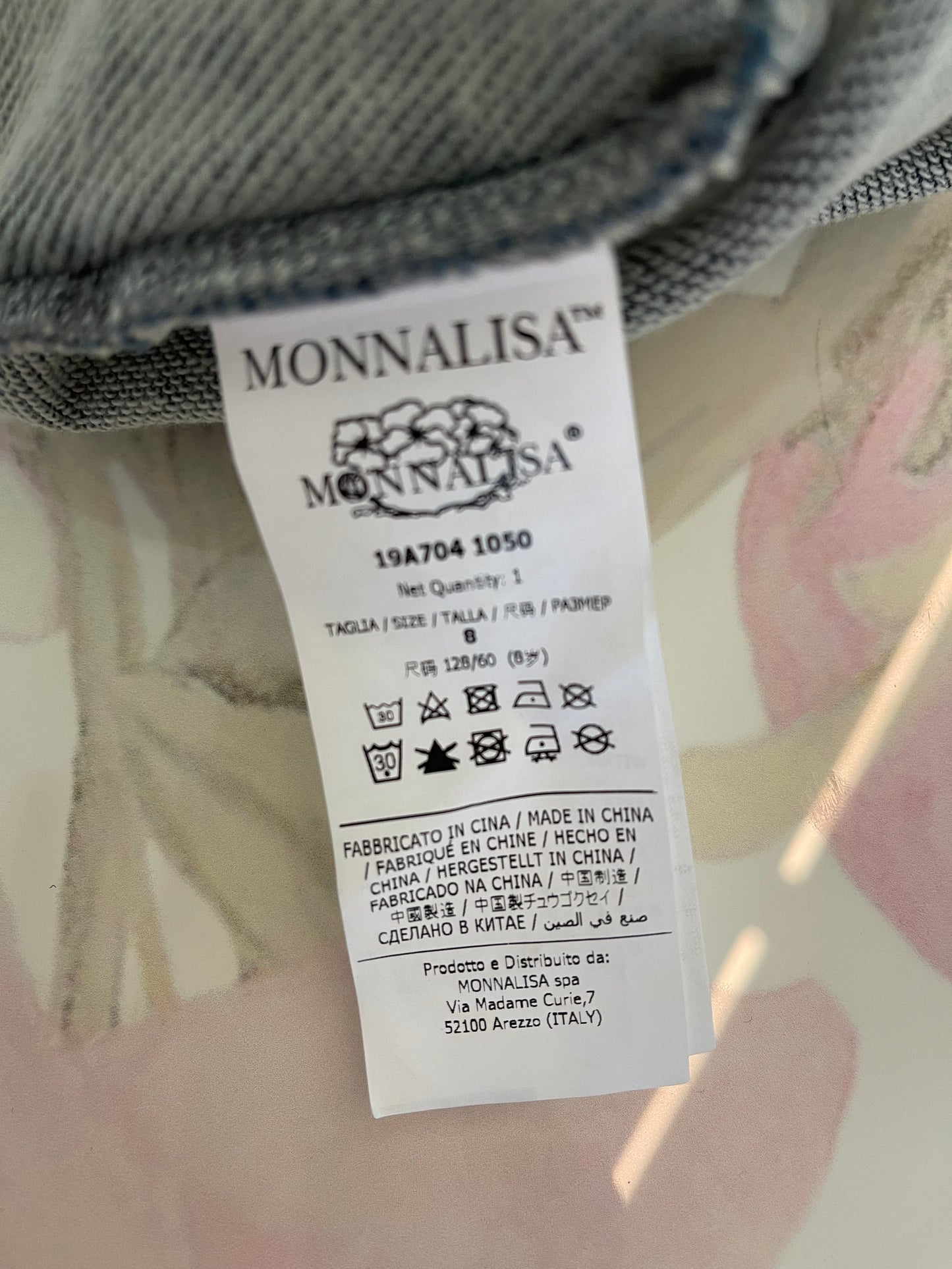 Minigonna jeans ricamata