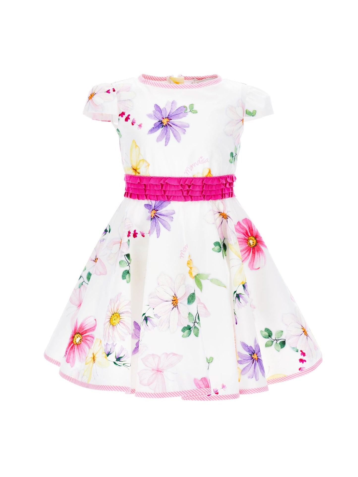 Floral poplin dress