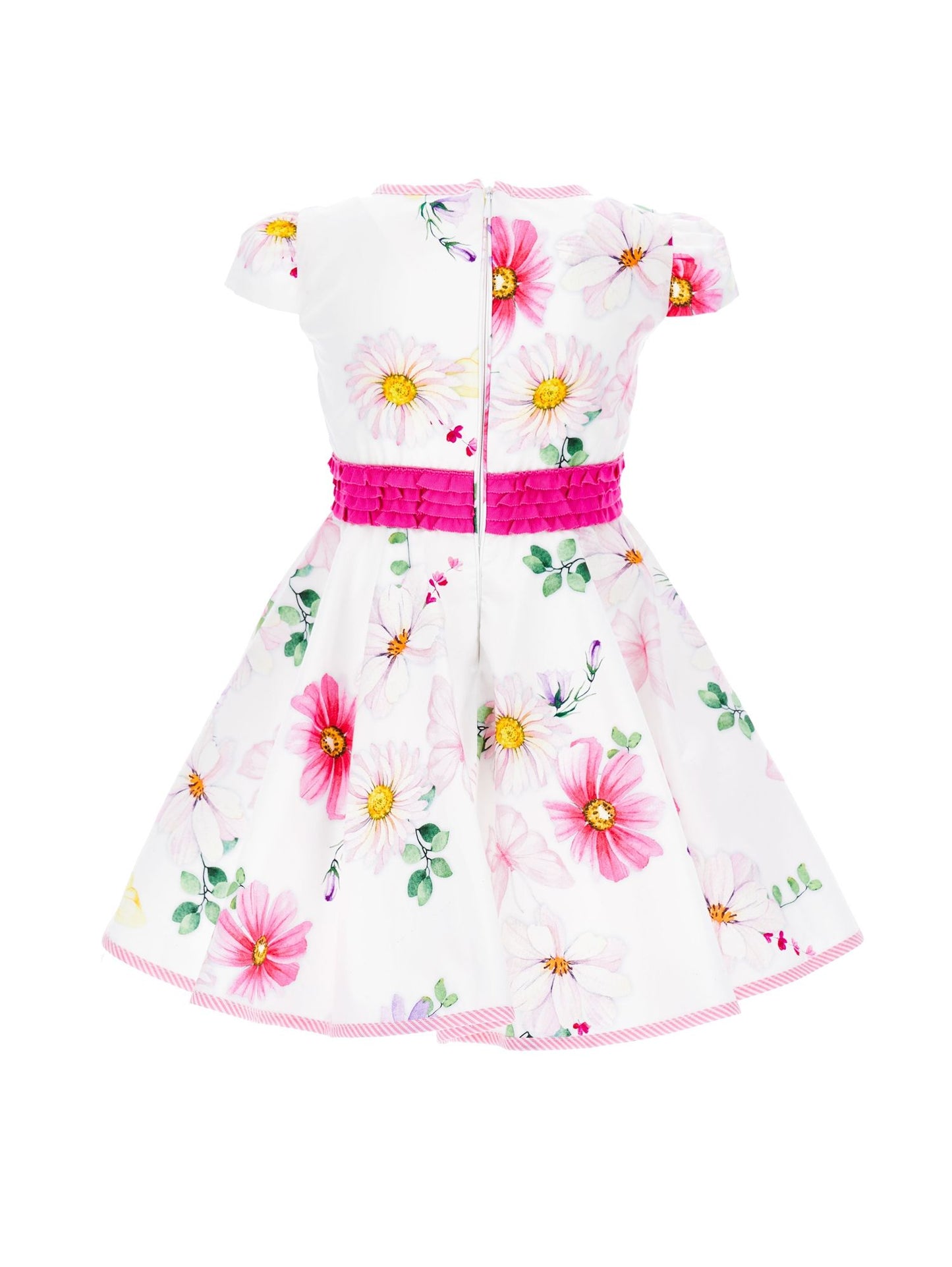 Floral poplin dress
