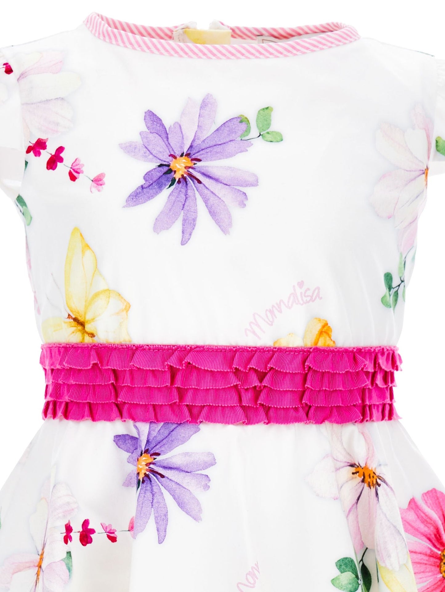 Floral poplin dress