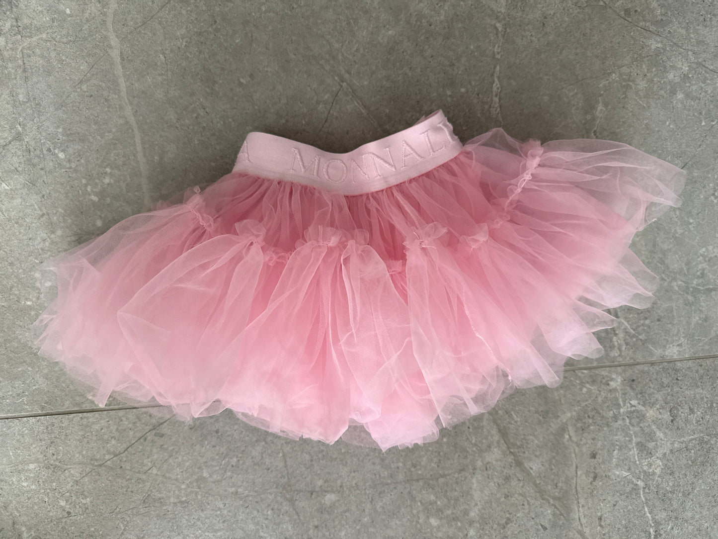 Flared tulle skirt