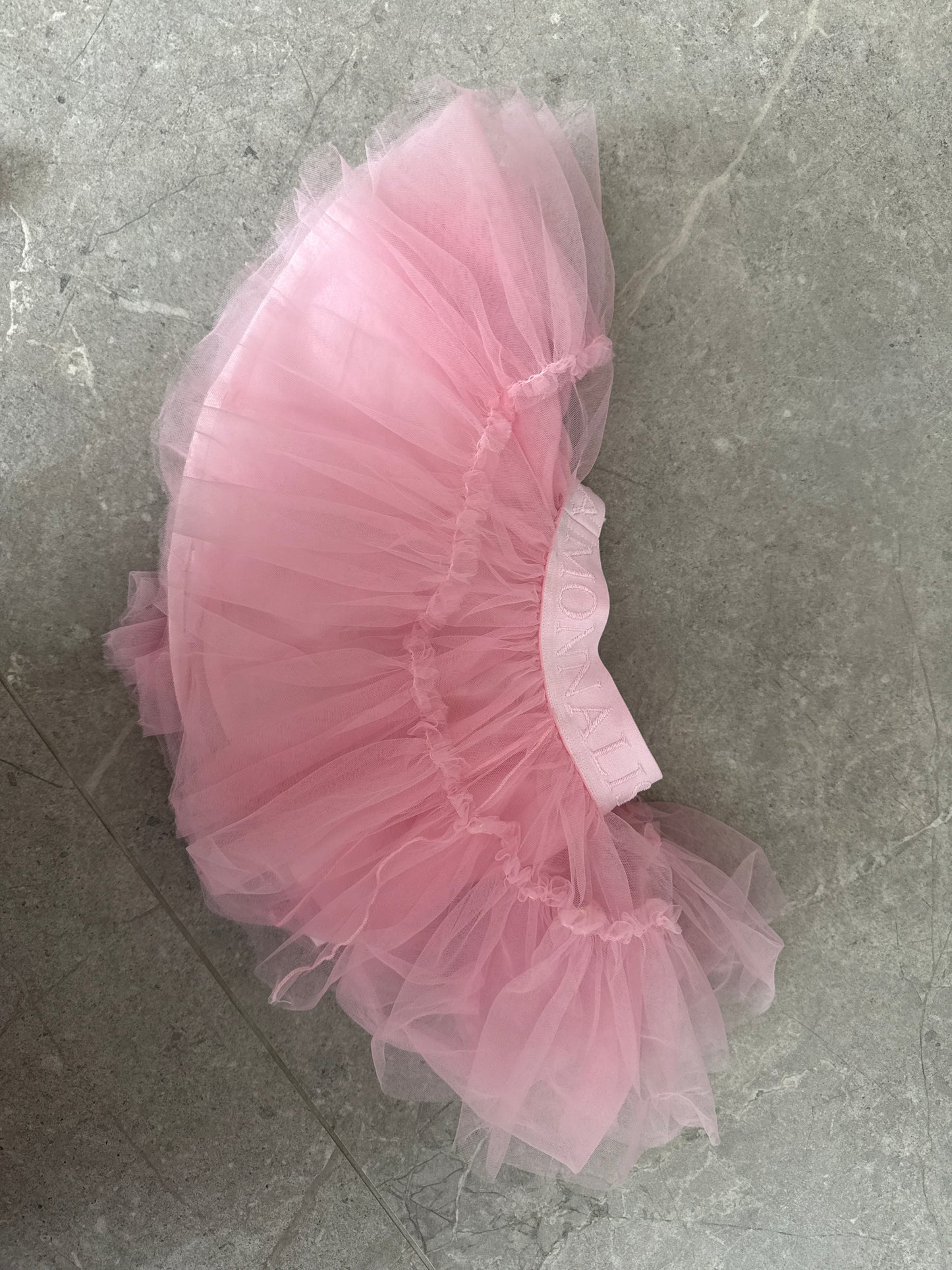 Flared tulle skirt