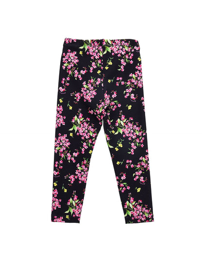 Leggings punto Milano fiorellini