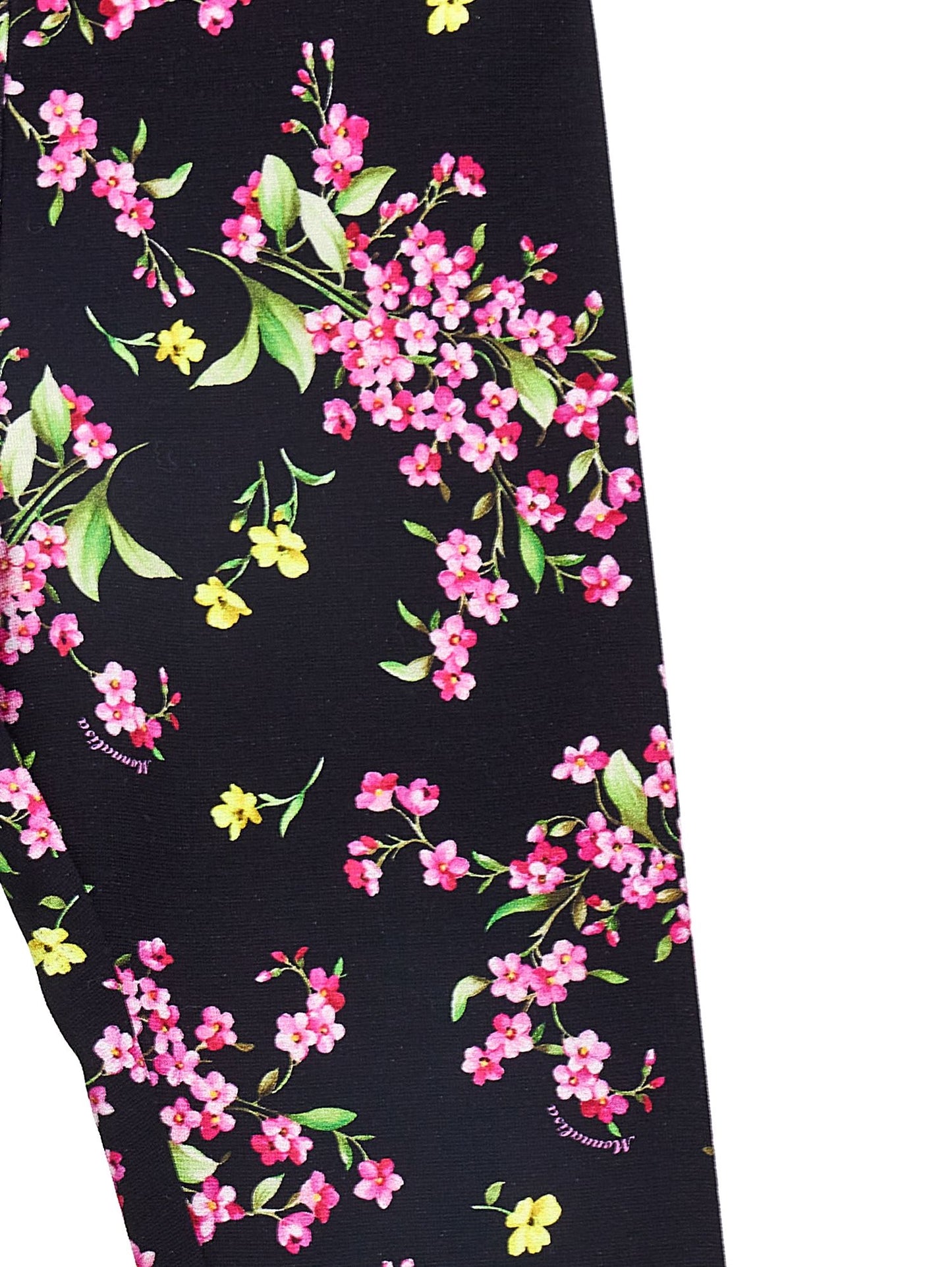 Leggings punto Milano fiorellini