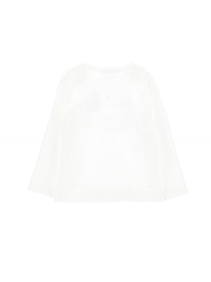 T-shirt jersey stampa Minnie e Topolino