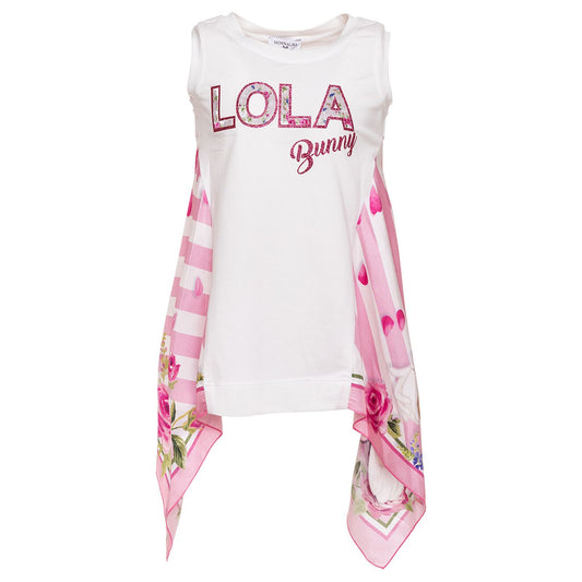 Jersey foulard tank top
