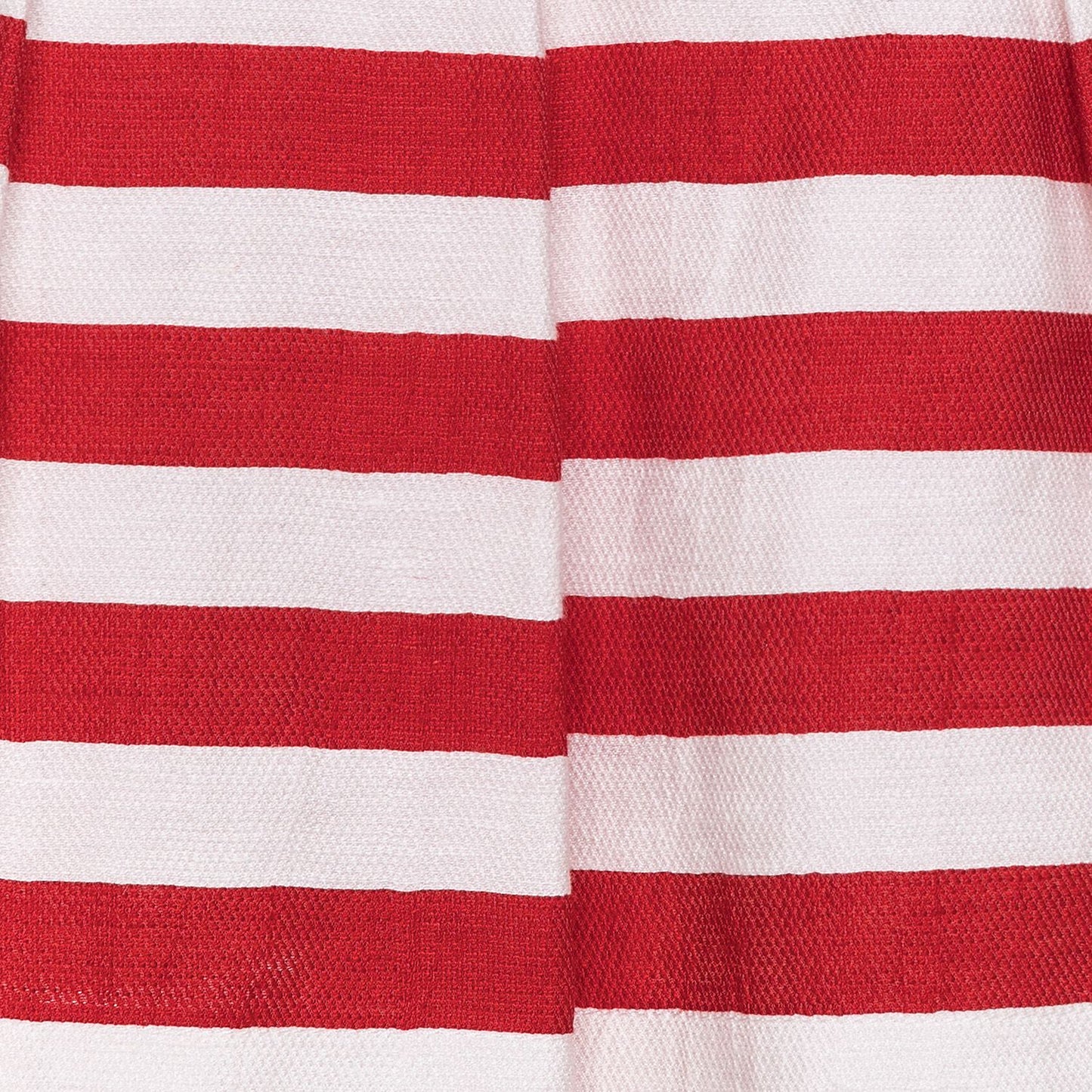 Striped pique skirt