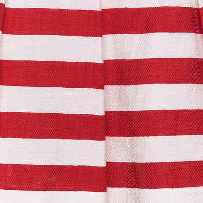 Striped pique skirt