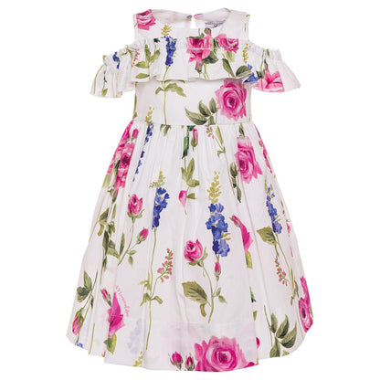 Popeline-Kleid mit Gala