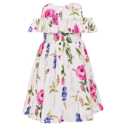 Popeline-Kleid mit Gala