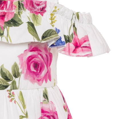 Popeline-Kleid mit Gala