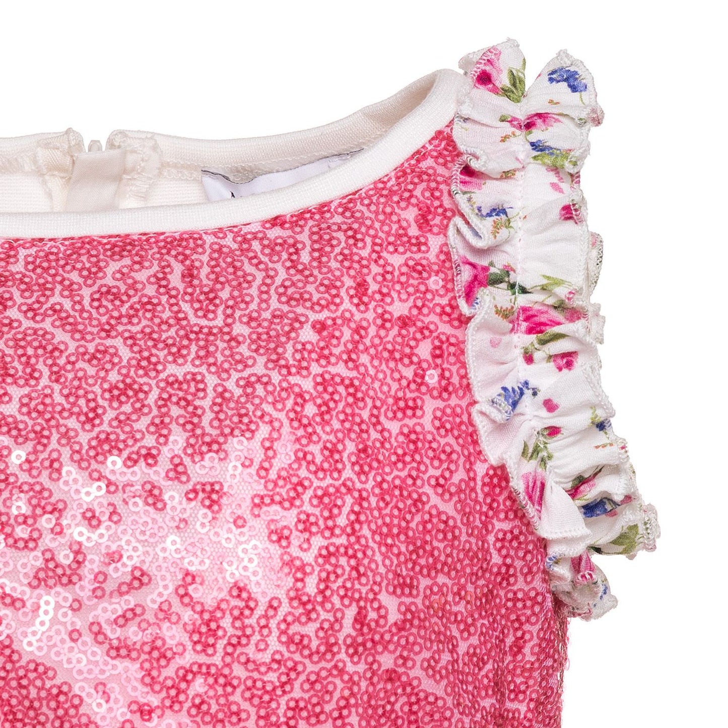 Abito con paillettes rose