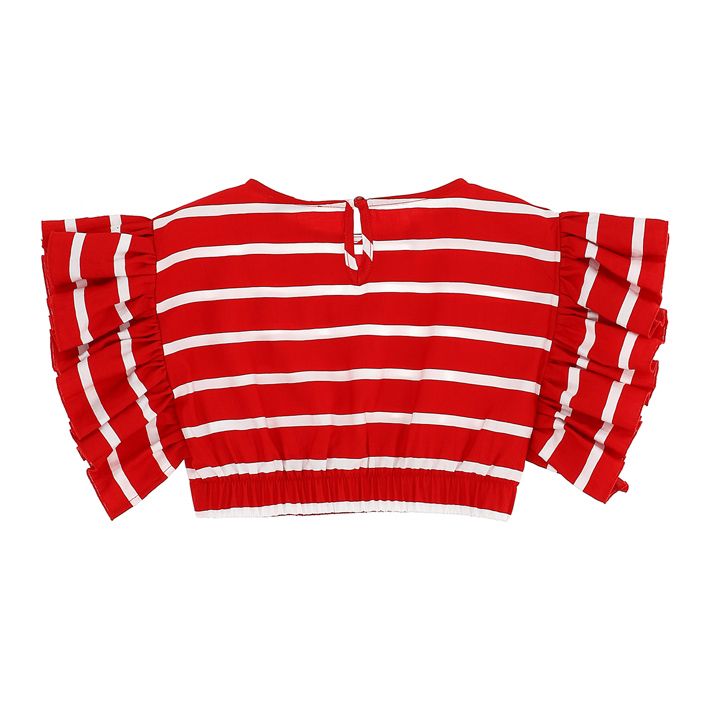 Striped viscose top