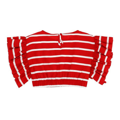 Striped viscose top