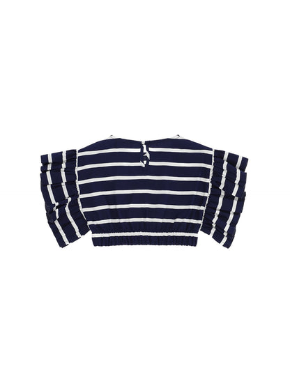 Striped viscose top