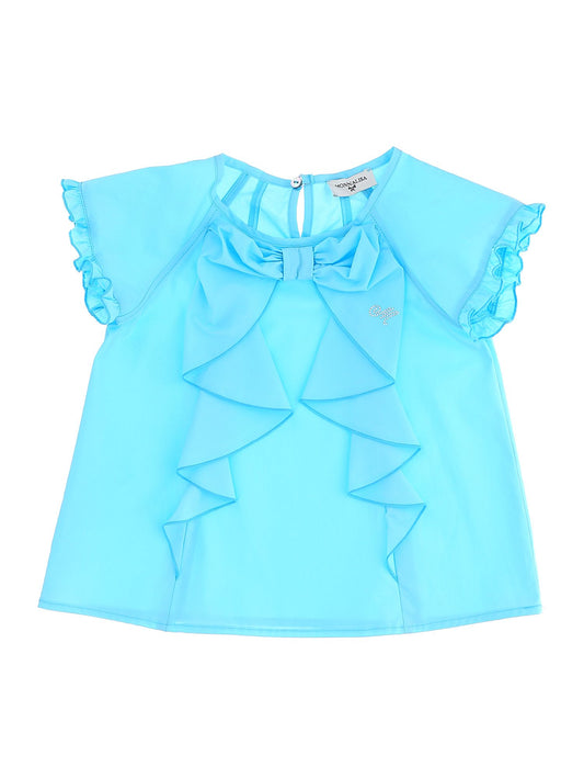Top cotone con fiocco