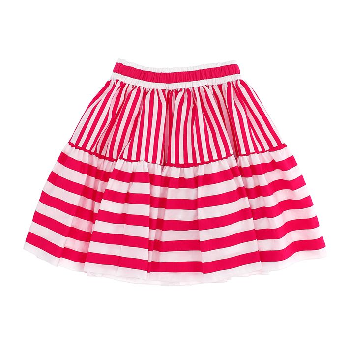Long striped skirt