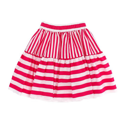 Long striped skirt