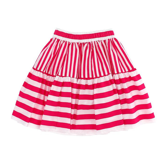 Long striped skirt