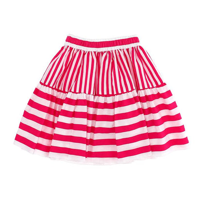 Long striped skirt
