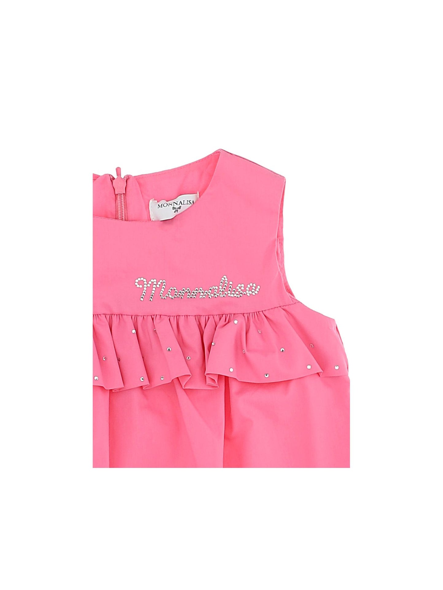 Abito strass con volant